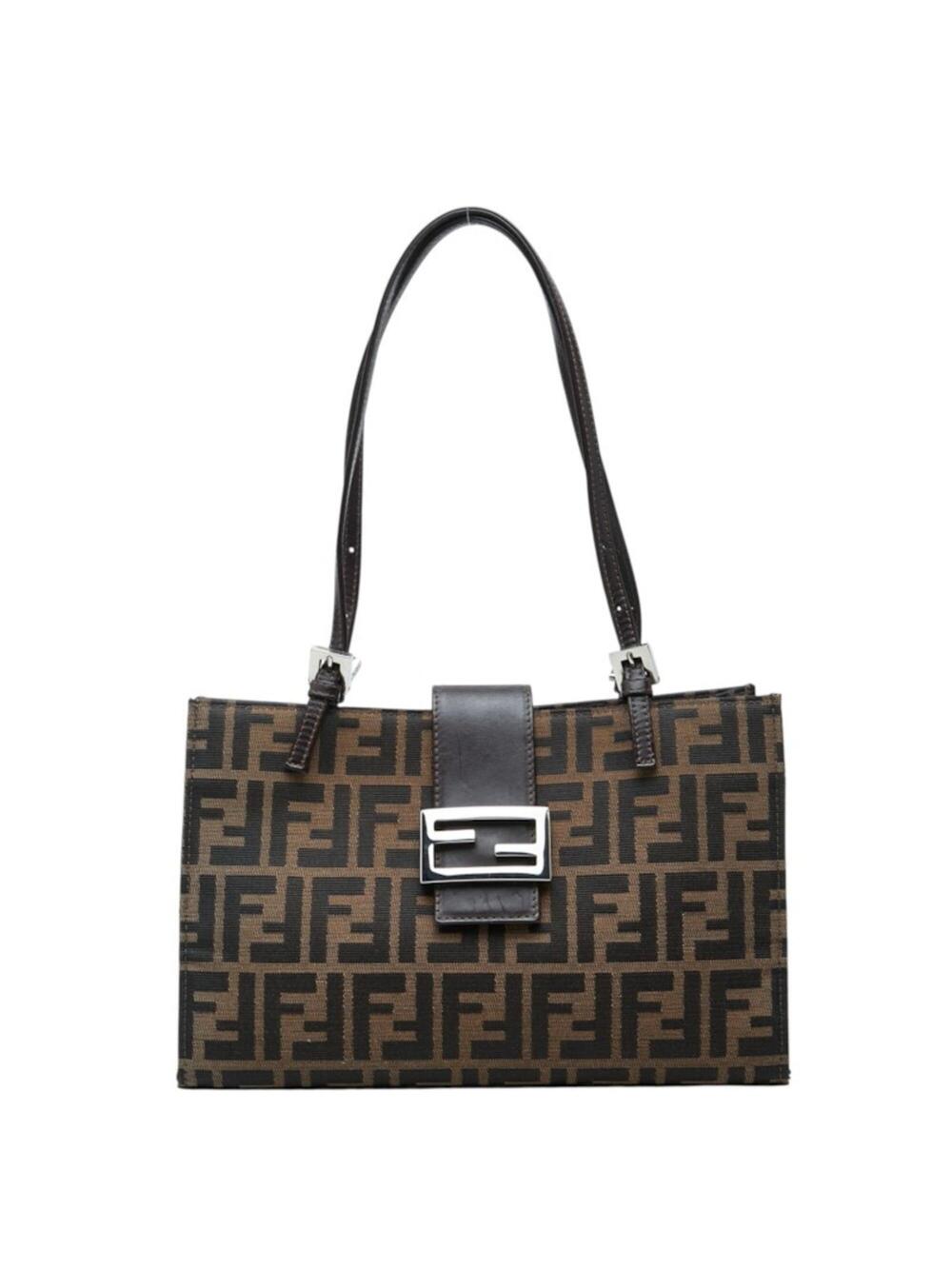 Fendi Vintage Shoulder Bag Zucca Canvas #369380F10B